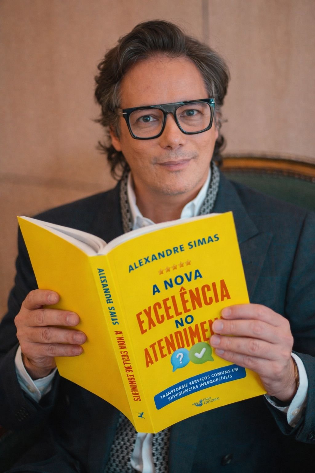 Especialista em experiência do cliente, Alexandre Simas, lança livro e ministra palestra no Mueller